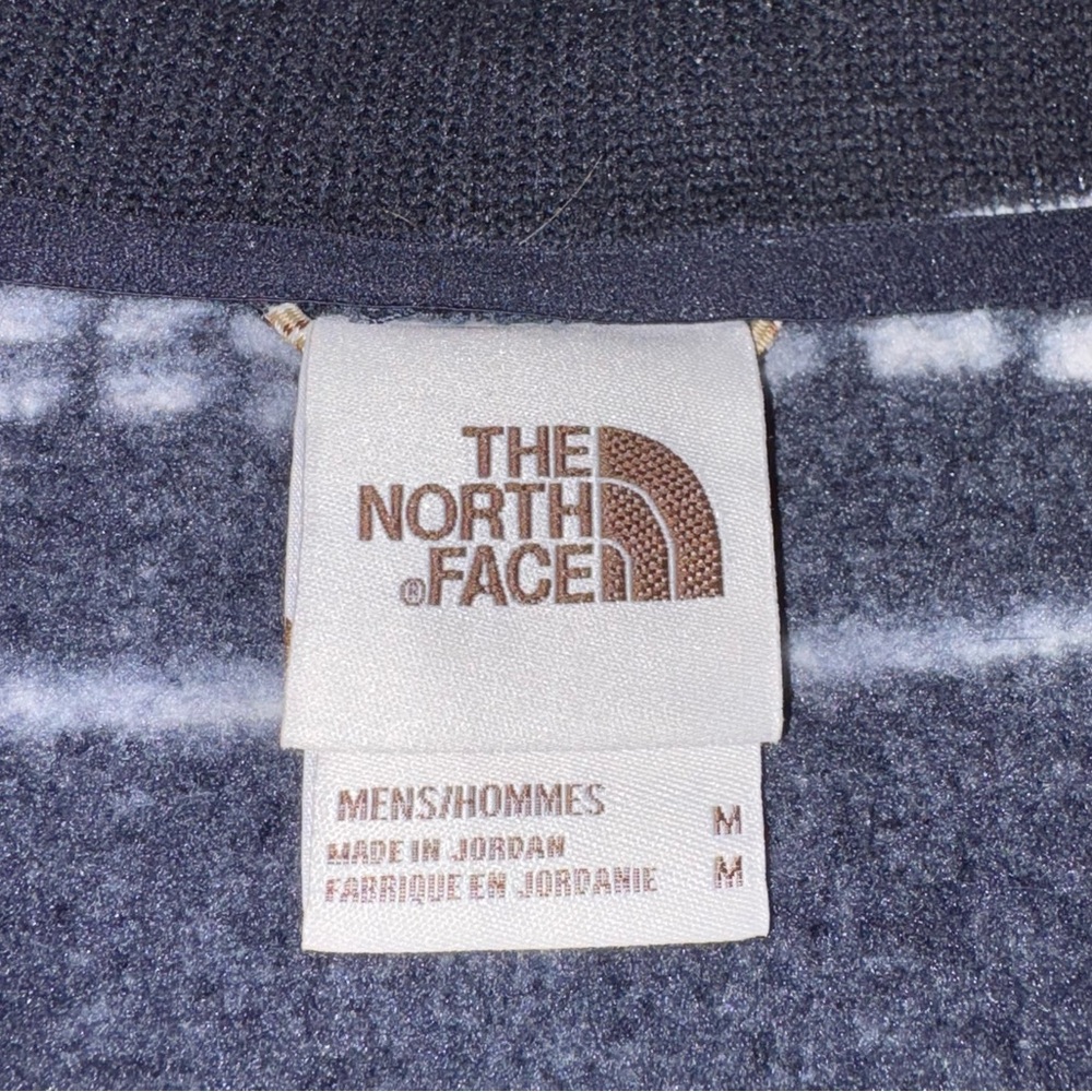 The North Face Mens Printed GORDON LYONS 1/4 Zip Fleece Pullover Sweater - Picture 4 of 4